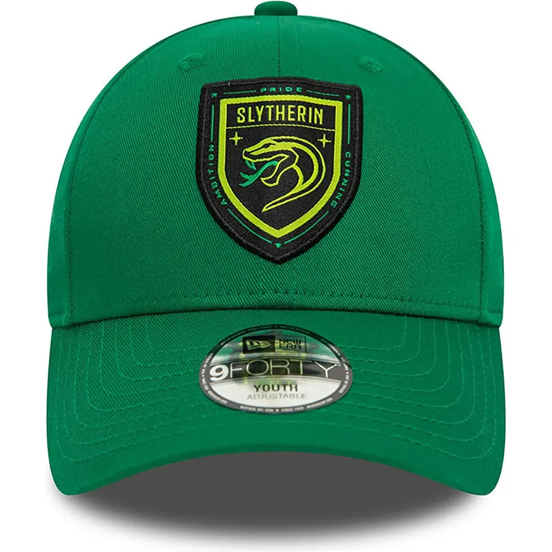 mutsid-kumer-roheline-snapback-lastele-9forty-slytherin-harry-potter-new-era