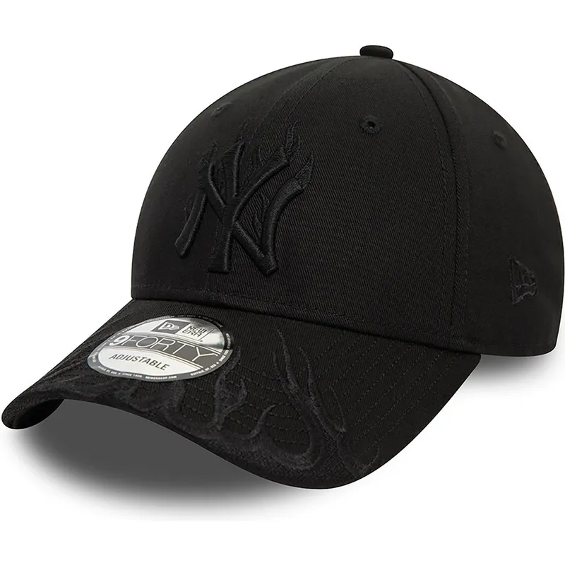 mutsid-kumer-must-reguleeritav-9forty-flame-new-york-yankees-mlb-new-era