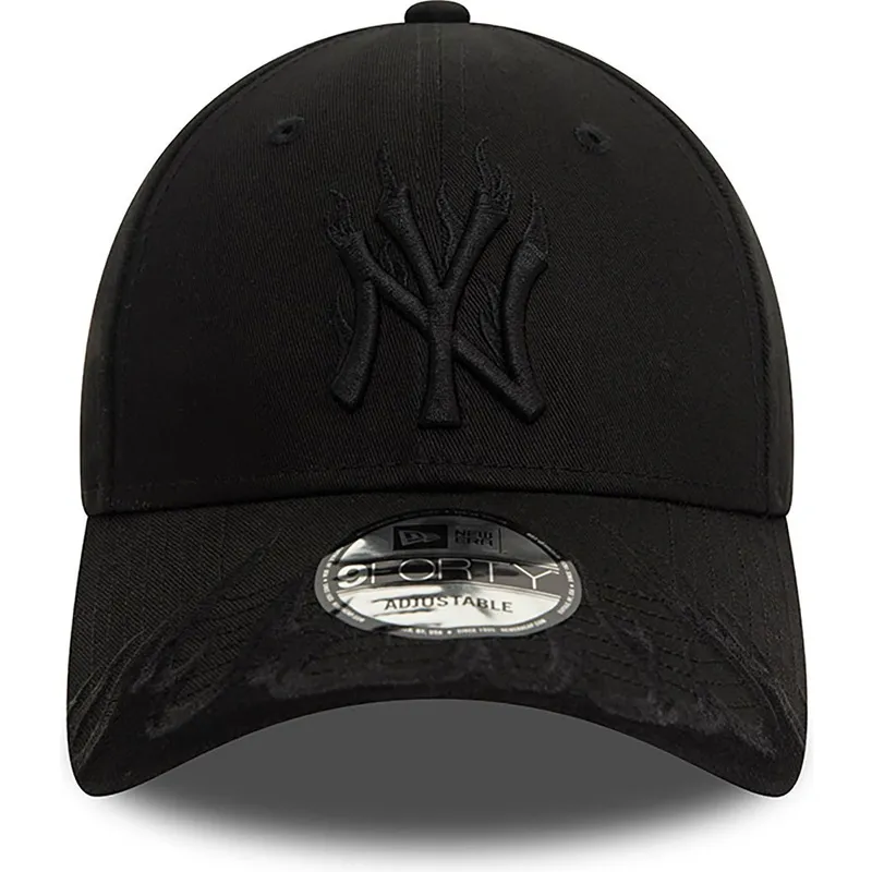mutsid-kumer-must-reguleeritav-9forty-flame-new-york-yankees-mlb-new-era