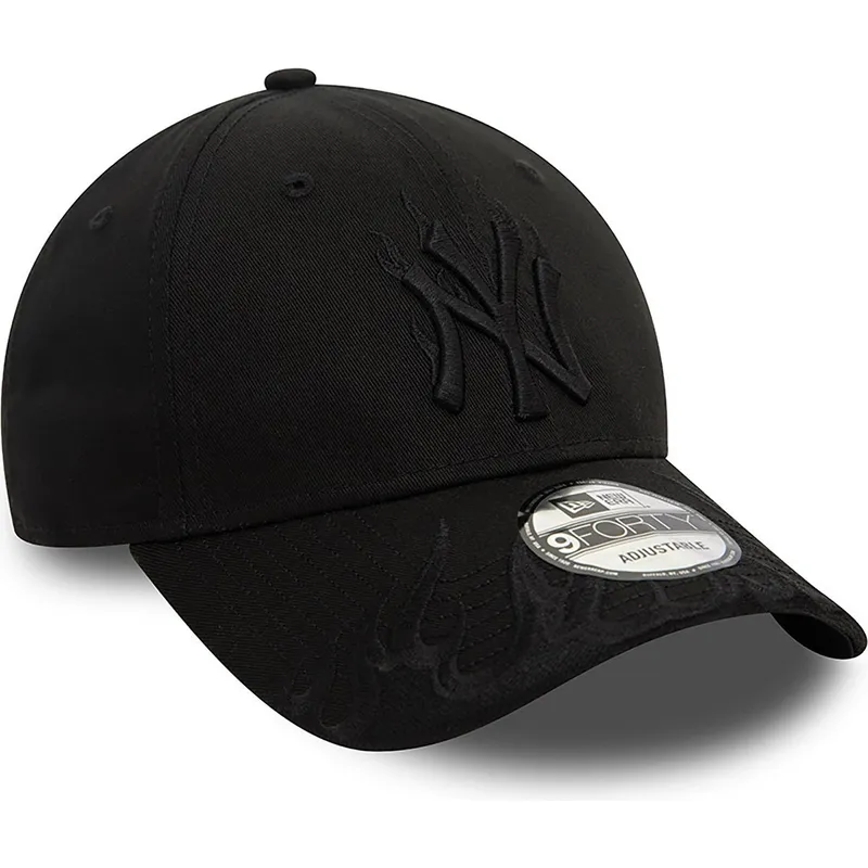 mutsid-kumer-must-reguleeritav-9forty-flame-new-york-yankees-mlb-new-era