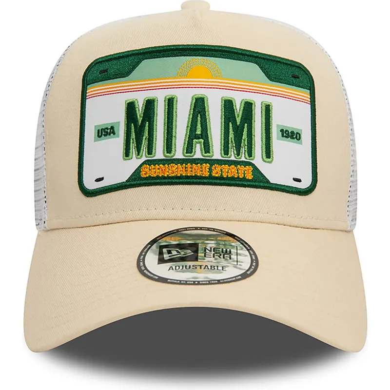 mutsid-kumer-beez-snapback-a-frame-license-plate-miami-ciudades-y-playas-new-era
