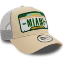 mutsid-kumer-beez-snapback-a-frame-license-plate-miami-ciudades-y-playas-new-era