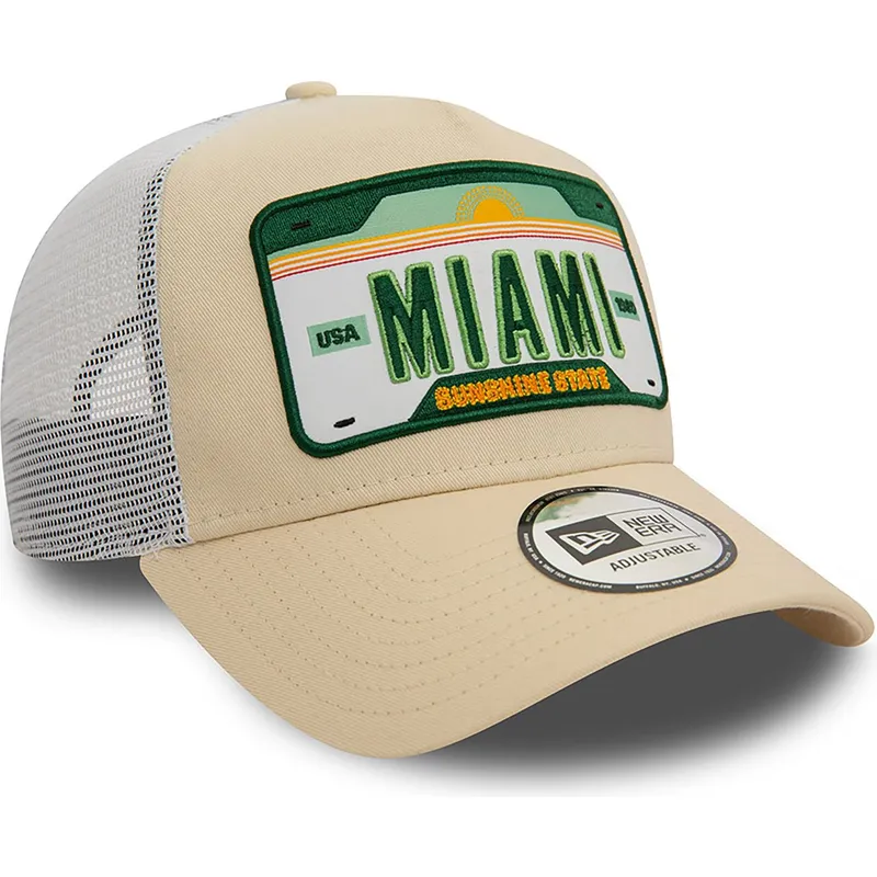 mutsid-kumer-beez-snapback-a-frame-license-plate-miami-ciudades-y-playas-new-era