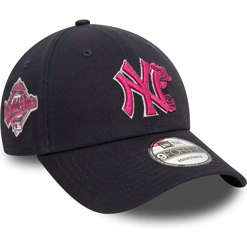 mutsid-kumer-meresinine-reguleeritav-rosa-9forty-flower-icon-new-york-yankees-mlb-new-era