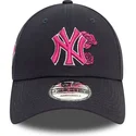mutsid-kumer-meresinine-reguleeritav-rosa-9forty-flower-icon-new-york-yankees-mlb-new-era