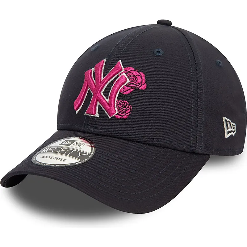 mutsid-kumer-meresinine-reguleeritav-rosa-9forty-flower-icon-new-york-yankees-mlb-new-era