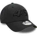 new-era-curved-brim-black-logo-9forty-geo-undervisor-print-valentino-rossi-vr46-motogp-black-adjustable-cap