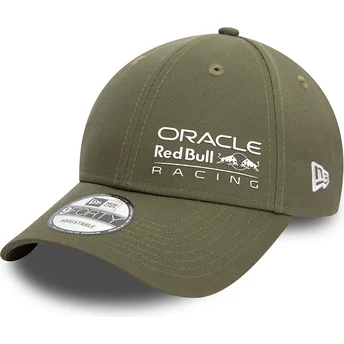 New Era Curved Brim 9FORTY Seasonal Red Bull Racing Formula 1 Green Adjustable Cap