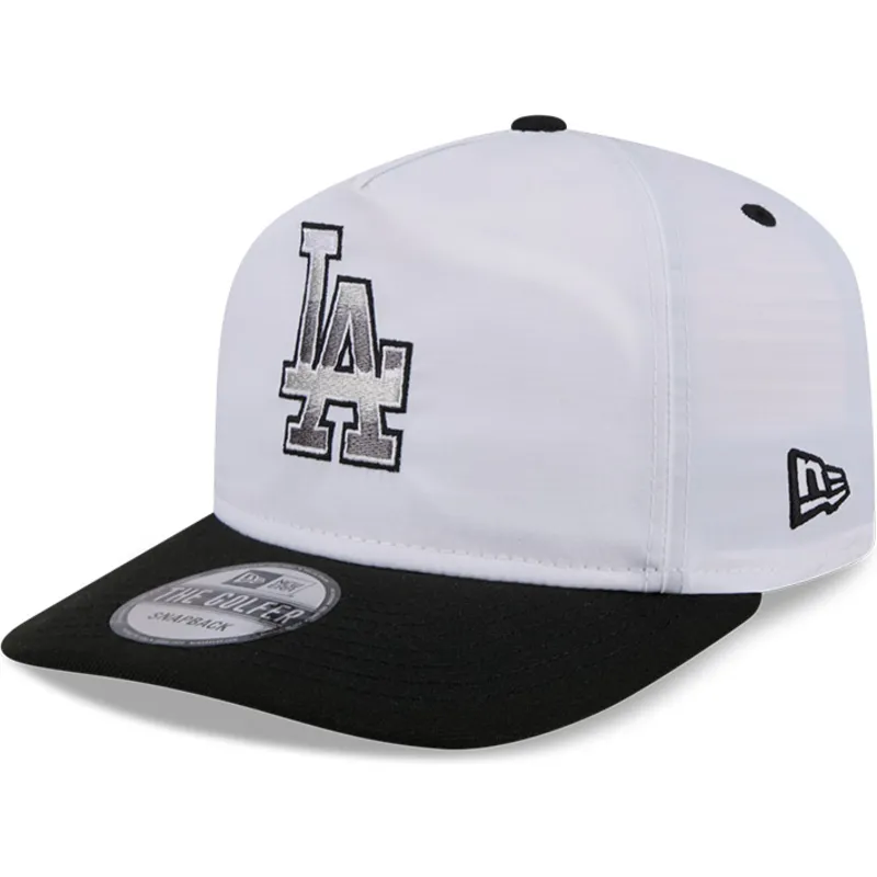 mutsid-kumer-valge-snapback-golfer-chrome-los-angeles-dodgers-mlb-new-era
