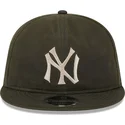 mutsid-lame-roheline-reguleeritav-9fifty-waxed-canvas-new-york-yankees-mlb-new-era