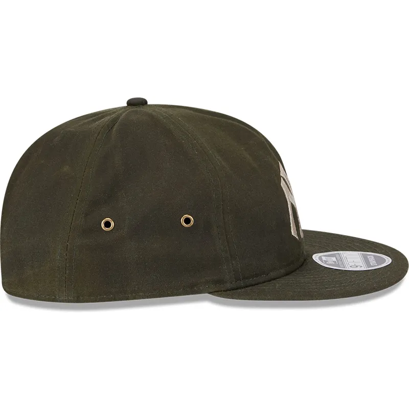 mutsid-lame-roheline-reguleeritav-9fifty-waxed-canvas-new-york-yankees-mlb-new-era