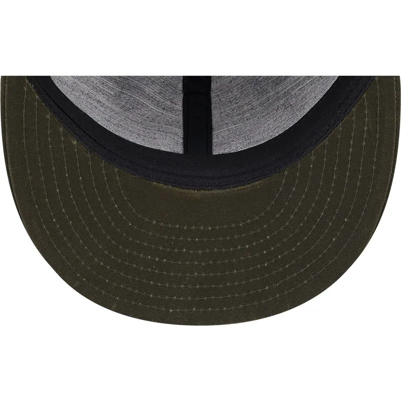 mutsid-lame-roheline-reguleeritav-9fifty-waxed-canvas-new-york-yankees-mlb-new-era