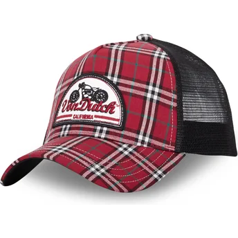 Mütsid kumer punane snapback CAR04 Von Dutch