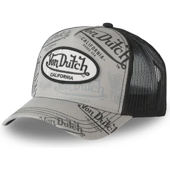 Mütsid kumer veok hall snapback CAFE02 Von Dutch