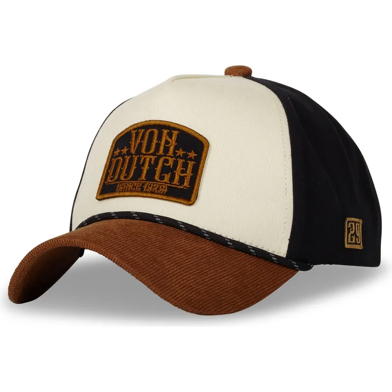 mutsid-kumer-pruun-snapback-vint01-von-dutch