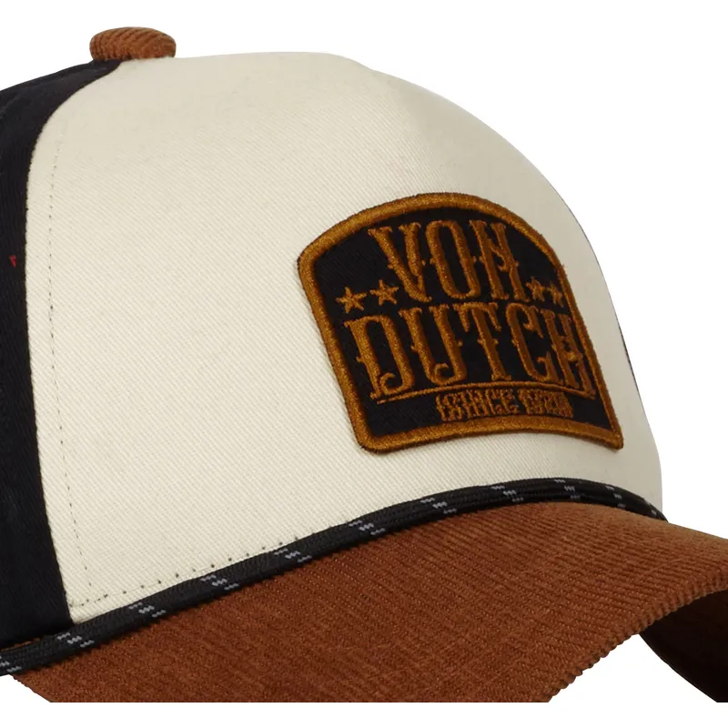 mutsid-kumer-pruun-snapback-vint01-von-dutch