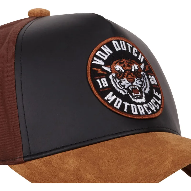 mutsid-kumer-pruun-snapback-03-von-dutch