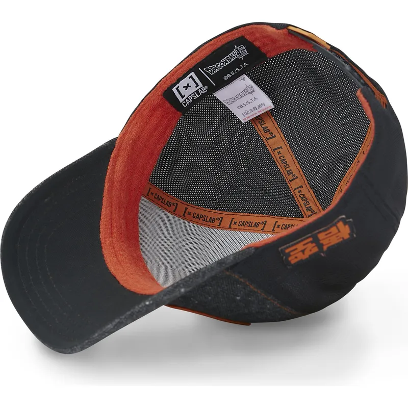 cap-kumer-black-snapback-son-goku-dragon-ball-capslab