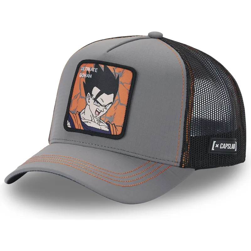 cap-kumer-gray-snapback-son-gohan-dragon-ball-capslab cap-kumer-gray-snapback-son-gohan-dragon-ball-capslab