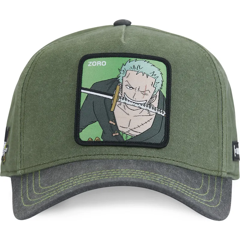 mutsid-kumer-roheline-snapback-op4-zor-roronoa-zoro-one-piece-capslab