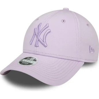 Cap kumer violet adjustable strap 9FORTY League Essential New York Yankees MLB New Era