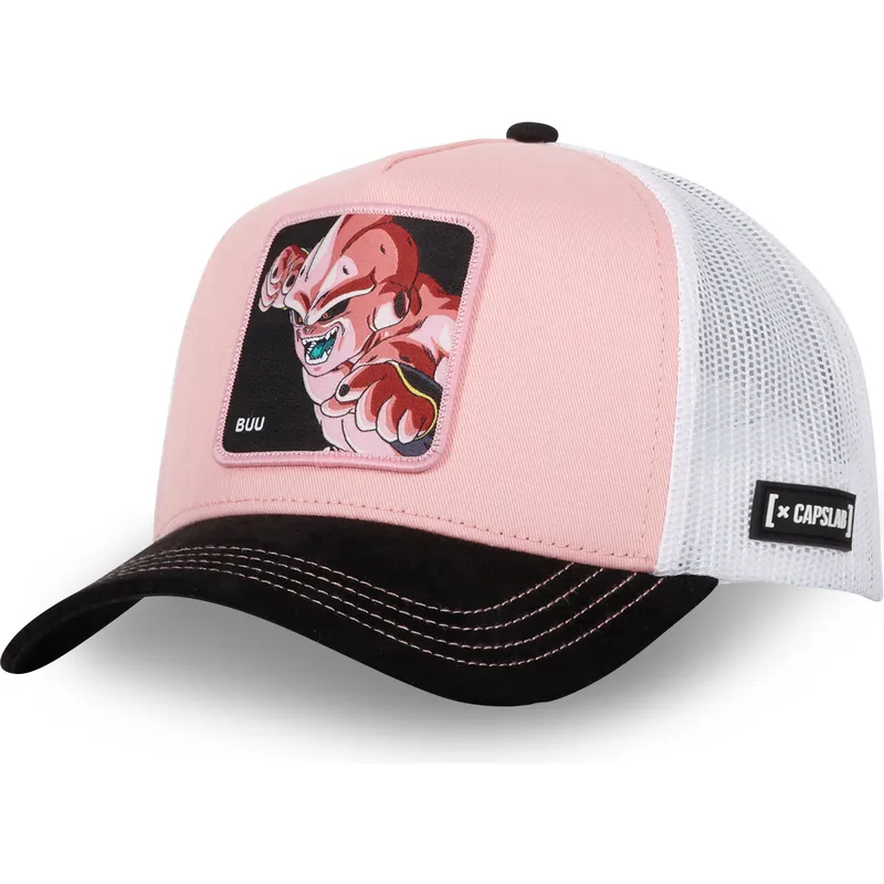 cap-kumer-pink-snapback-kid-buu-dragon-ball-capslab
