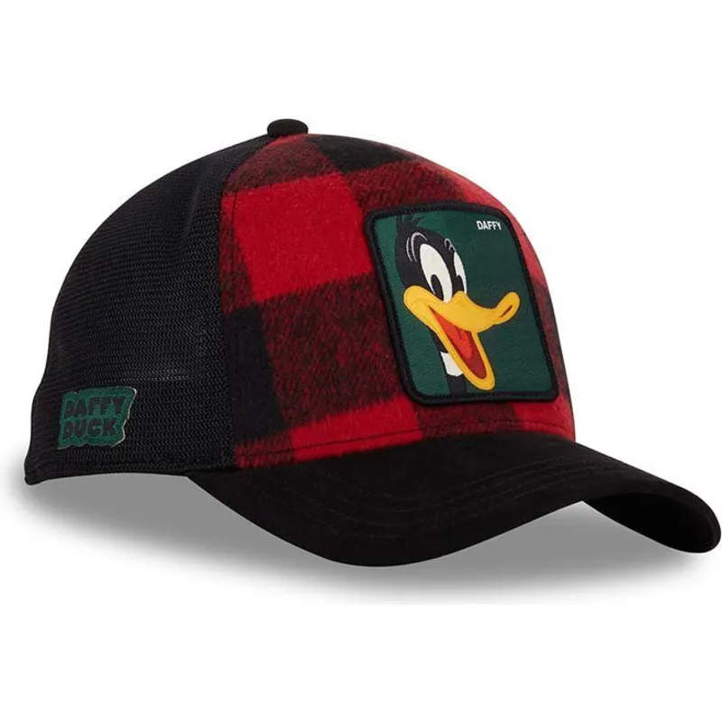 mutsid-kumer-punane-snapback-loo10-lum-daffy-duck-looney-tunes-capslab