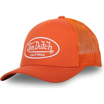 Cap kumer orange adjustable strap Von Dutch