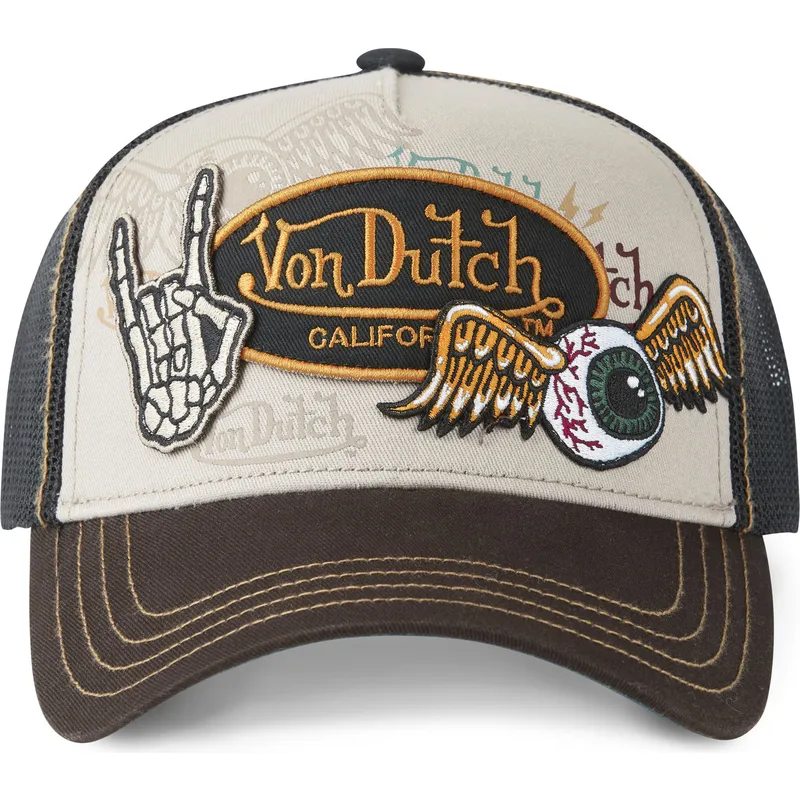 mutsid-kumer-pruun-snapback-patches03-von-dutch