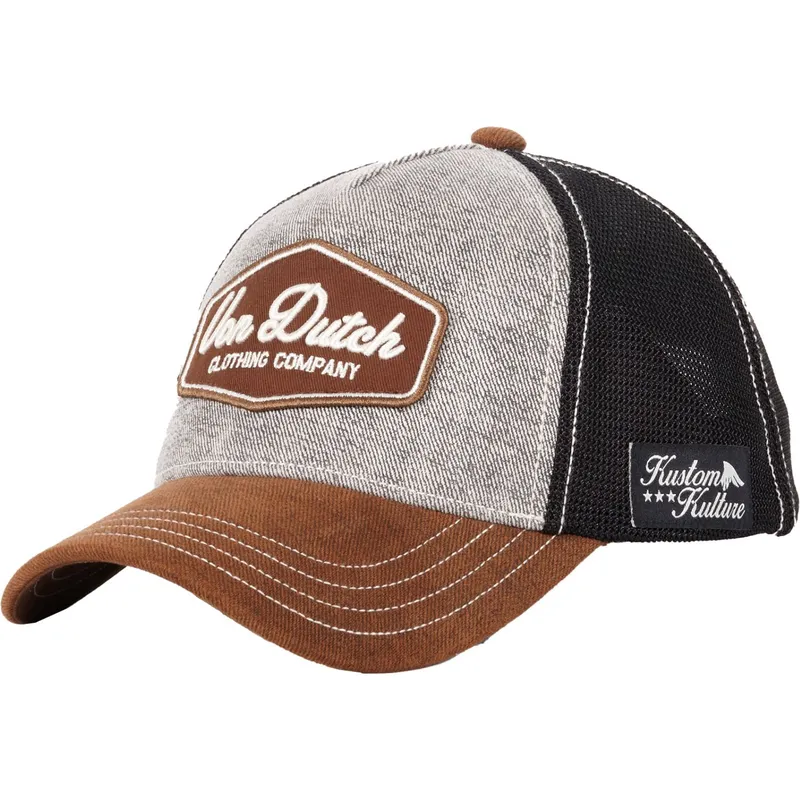 mutsid-kumer-pruun-snapback-01-von-dutch