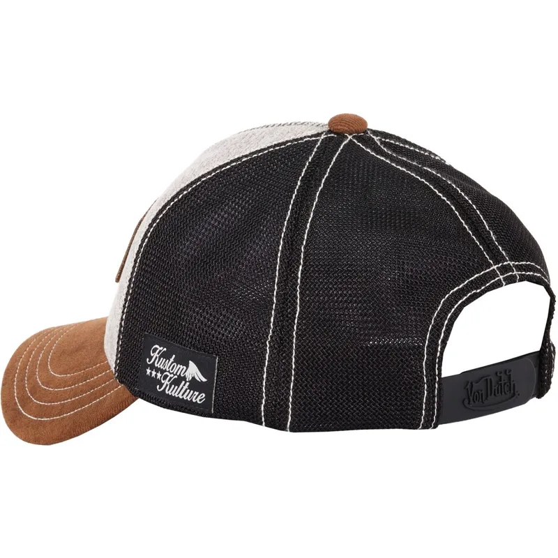 mutsid-kumer-pruun-snapback-01-von-dutch