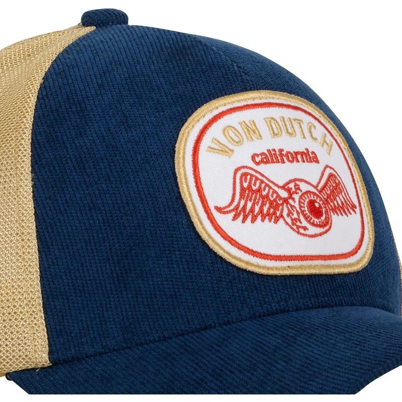 mutsid-kumer-meresinine-snapback-blu-ct-von-dutch