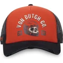 von-dutch-crew17-orange-and-black-trucker-hat