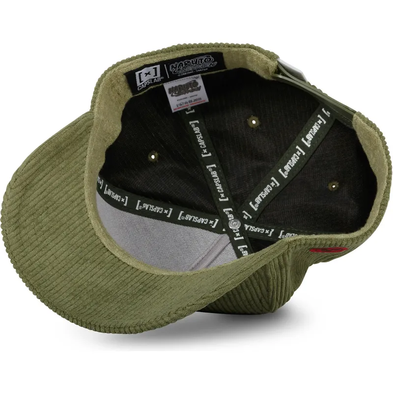 mutsid-kumer-roheline-snapback-ns3-cor-kakashi-hatake-naruto-capslab