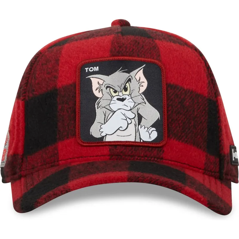 cap-kumer-red-snapback-tom-looney-tunes-capslab