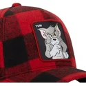 cap-kumer-red-snapback-tom-looney-tunes-capslab