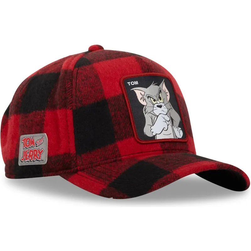 cap-kumer-red-snapback-tom-looney-tunes-capslab