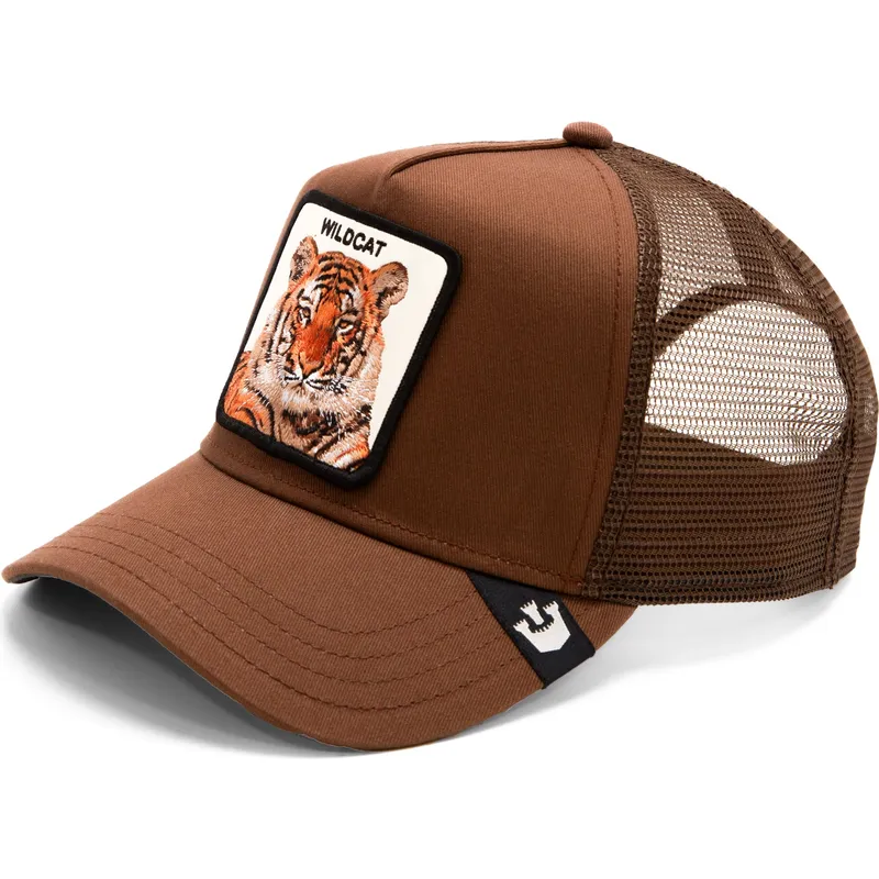 mutsid-kumer-pruun-snapback-the-wildcat-tiger-the-farm-goorin-bros