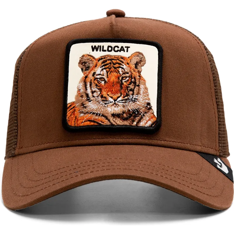 mutsid-kumer-pruun-snapback-the-wildcat-tiger-the-farm-goorin-bros