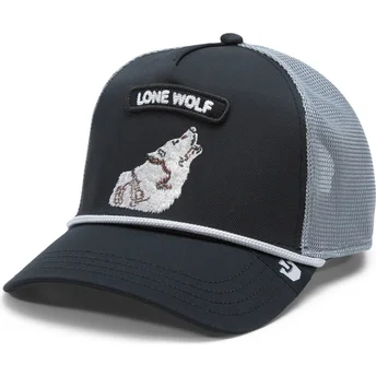 Mütsid kumer veok must snapback lobo GB2 Lone Wolf The Rocker The Farm The Farm de Goorin Bros.
