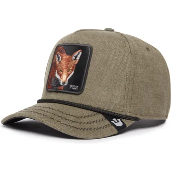 mutsid-kumer-roheline-snapback-foxy-duck-canvas-the-farm-goorin-bros