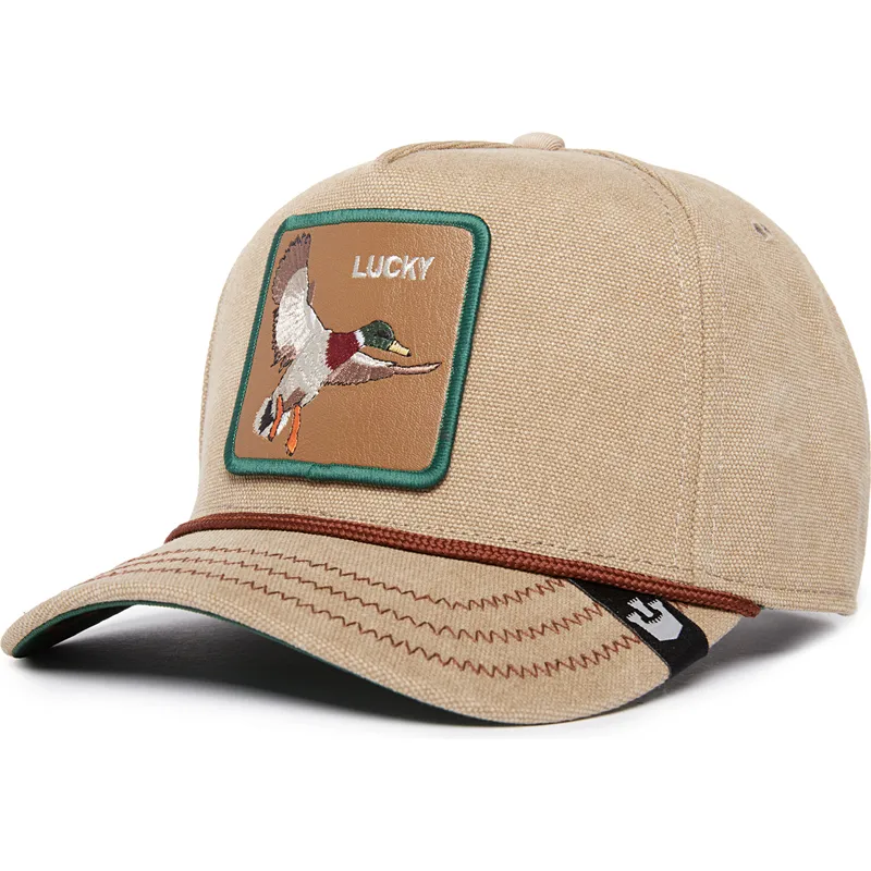 mutsid-kumer-beez-snapback-lucky-duck-canvas-the-farm-goorin-bros