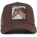 mutsid-kumer-pruun-snapback-dark-horse-field-100-all-season-wool-the-farm-goorin-bros