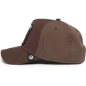 mutsid-kumer-pruun-snapback-dark-horse-field-100-all-season-wool-the-farm-goorin-bros