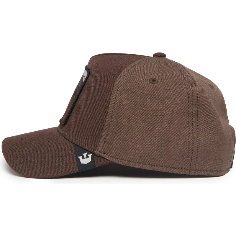 mutsid-kumer-pruun-snapback-dark-horse-field-100-all-season-wool-the-farm-goorin-bros mutsid-kumer-pruun-snapback-dark-horse-field-100-all-season-wool-the-farm-goorin-bros