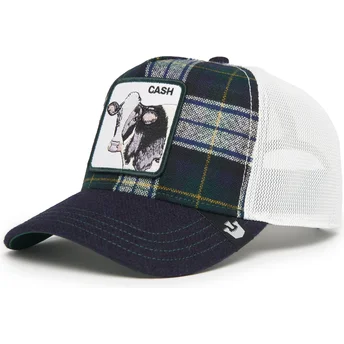 Mütsid kumer veok meresinine snapback vaca Cash Moon Cow UK Plaid The Farm The Farm de Goorin Bros.