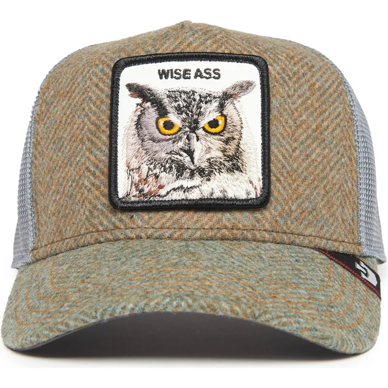 mutsid-kumer-mitmevarviline-snapback-wise-ass-moon-owl-uk-plaid-the-farm-goorin-bros