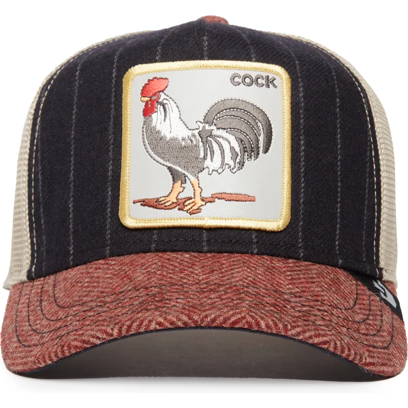 mutsid-kumer-mitmevarviline-snapback-cock-moon-rooster-uk-plaid-the-farm-goorin-bros