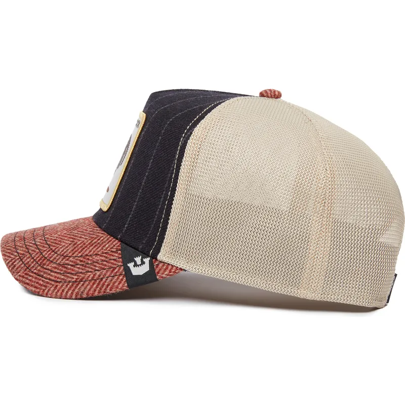 mutsid-kumer-mitmevarviline-snapback-cock-moon-rooster-uk-plaid-the-farm-goorin-bros