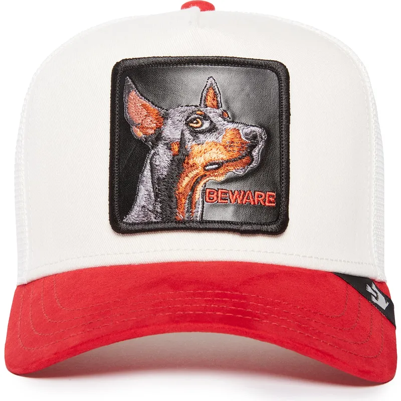 mutsid-kumer-punane-snapback-beware-the-suede-doberman-the-farm-goorin-bros